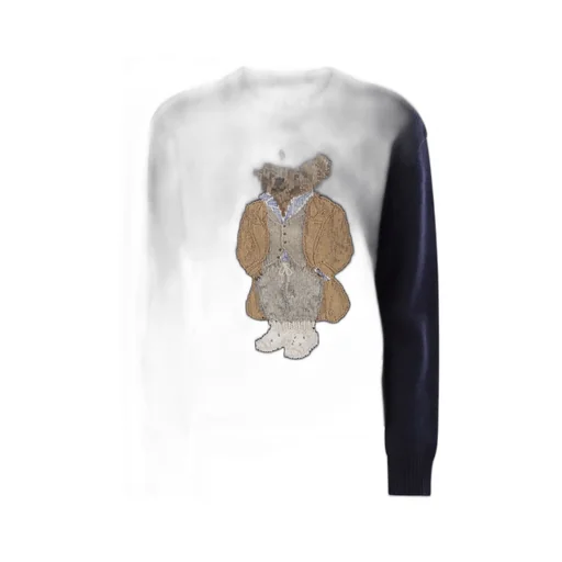 Polo Ralph Lauren Bear-Intarsia Crewneck Jumper