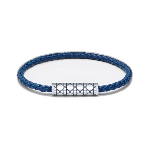 Cannage Woven Leather Bracelet