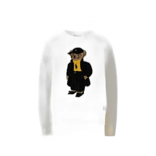 Polo Ralph Lauren Polo Bear Intarsia-Knit Crewneck Jumper