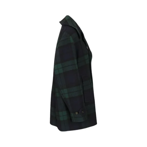 Polo Ralph Lauren Checked Double-Breasted Peacoat