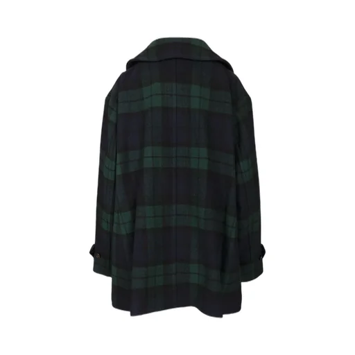 Polo Ralph Lauren Checked Double-Breasted Peacoat