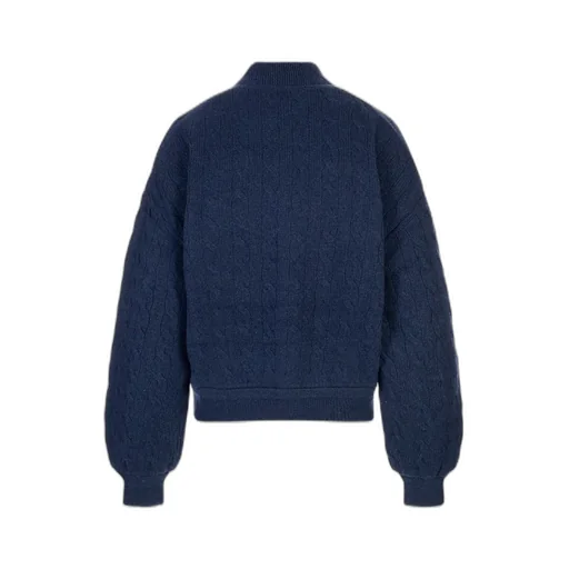 Polo Ralph Lauren Logo Embroidered Cable-Knit Cardigan