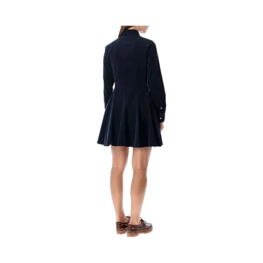 Polo Ralph Lauren Corduroy Flared Shirt Mini Dress