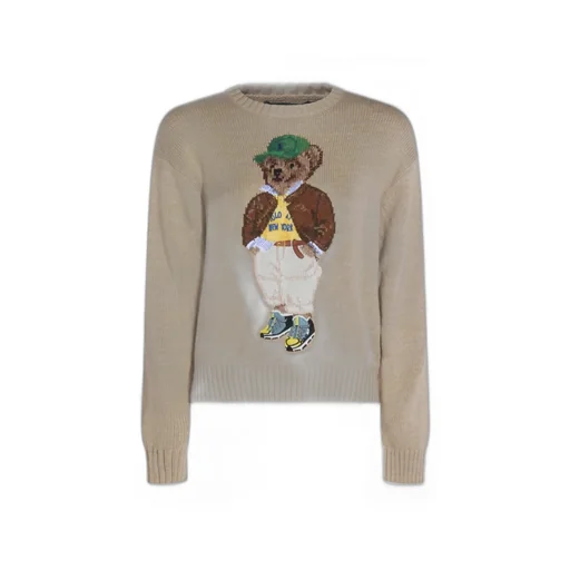 Polo Ralph Lauren Polo Bear Intarsia-Knit Crewneck Jumper
