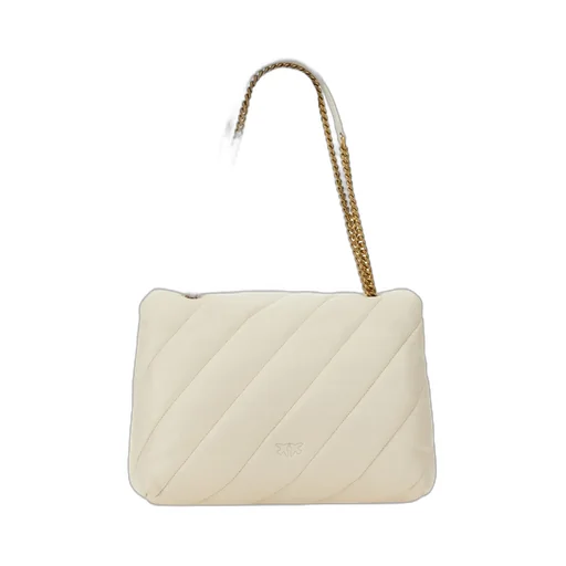 Pinko Love Big Puff Chain-Linked Shoulder Bag