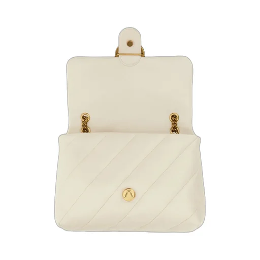 Pinko Love Big Puff Chain-Linked Shoulder Bag