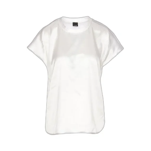 Pinko Cap Sleeved Satin Blouse