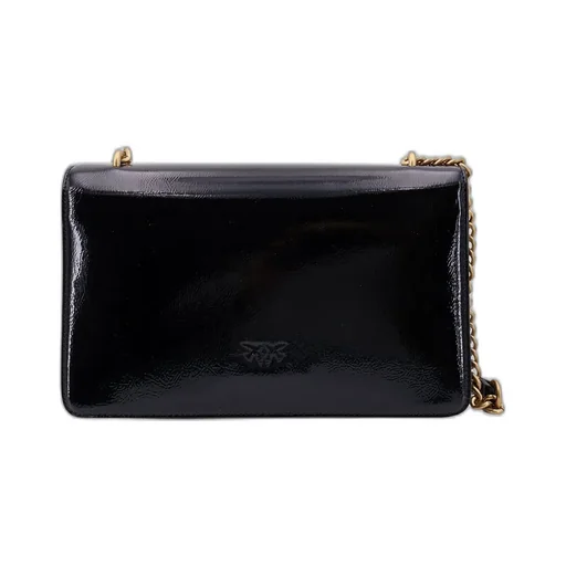 Pinko Love Birds Foldover Top Shoulder Bag