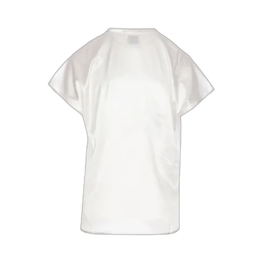 Pinko Cap Sleeved Satin Blouse