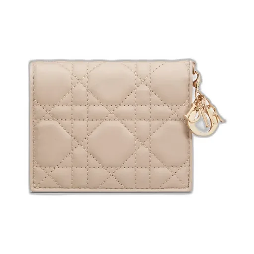 Mini Lady Dior Gardenia Wallet