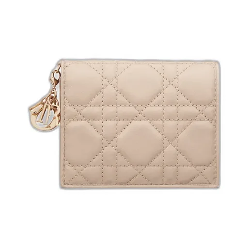 Mini Lady Dior Gardenia Wallet