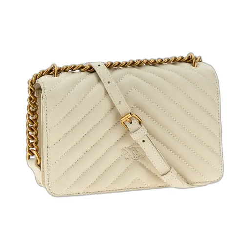 Pinko Love One Chevron Quilted Mini Crossbody Bag