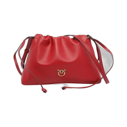 Pinko Logo Plaque Soft Mini Clutch Bag