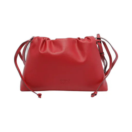 Pinko Logo Plaque Soft Mini Clutch Bag