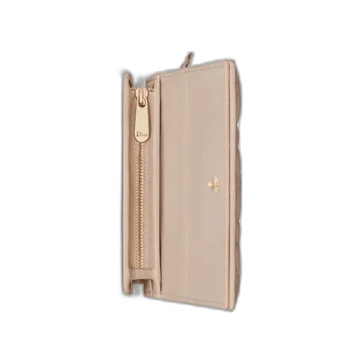 Mini Lady Dior Gardenia Wallet
