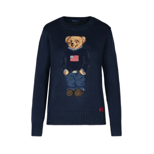 Polo Ralph Lauren Bear Intarsia Crewneck Jumper