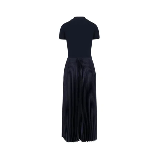 Polo Ralph Lauren Pleat Detailed Short-Sleeved Maxi Dress