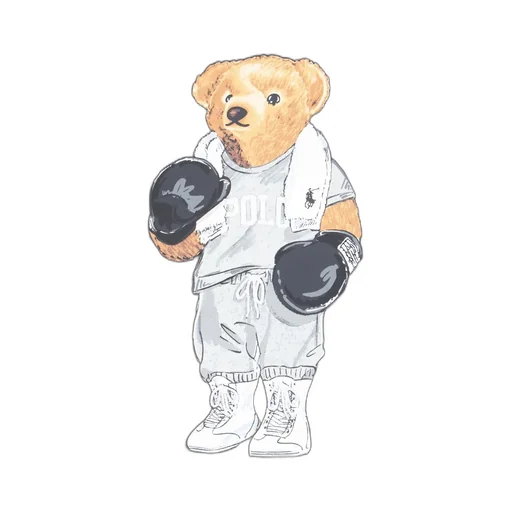 Polo Ralph Lauren Bear Printed Crewneck T-Shirt