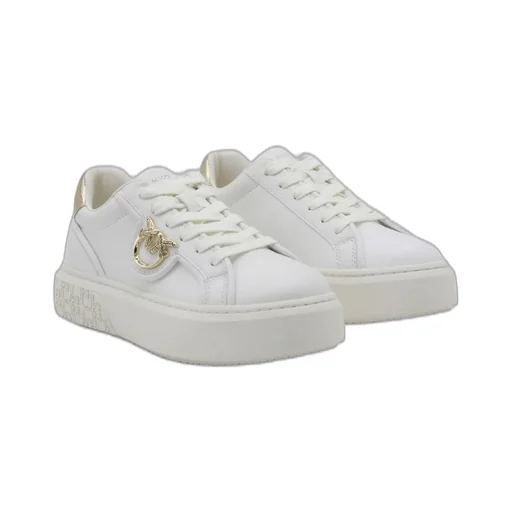 Pinko Logo-Plaque Lace-Up Sneakers