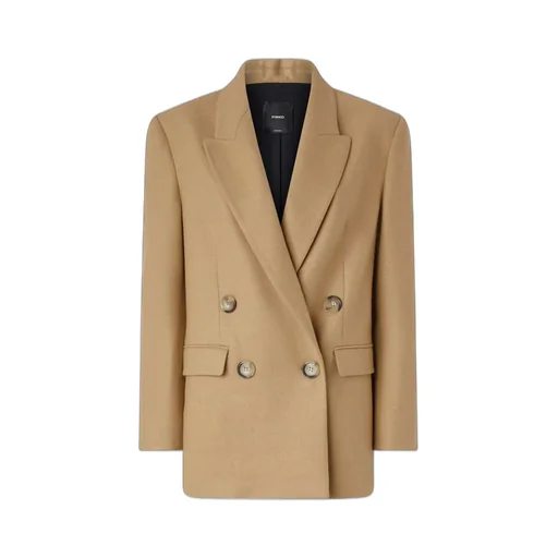 Pinko Collared Button-Up Jacket