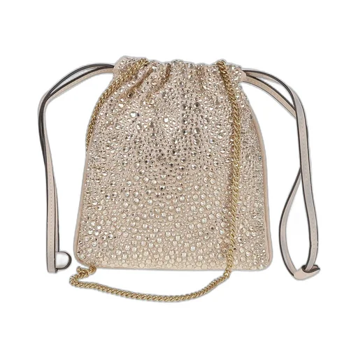 Pinko Embellished Drawstring Clutch Bag