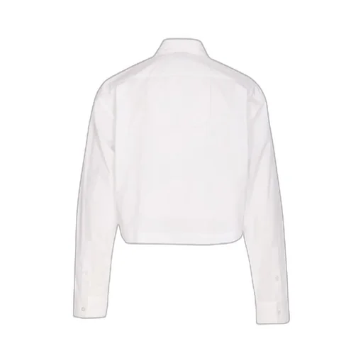 Pinko Charm-Detailed Cropped Shirt