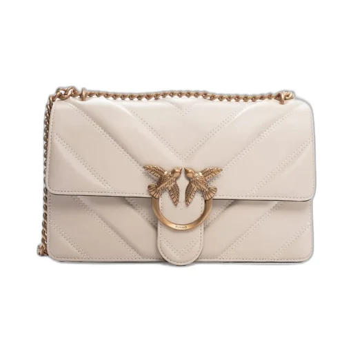 Pinko Love One Quilted Chain Crossbody Bag