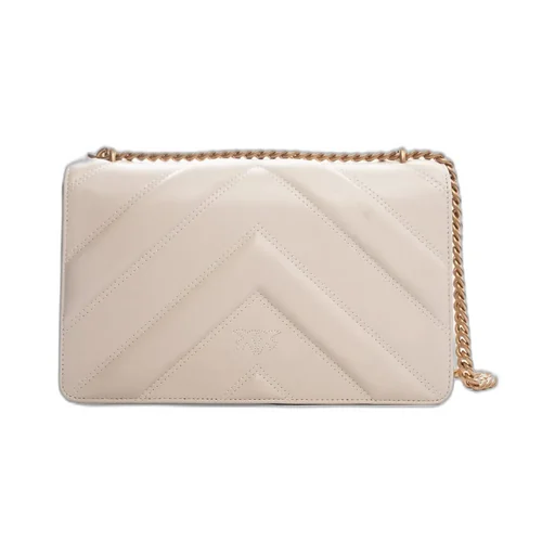 Pinko Love One Quilted Chain Crossbody Bag