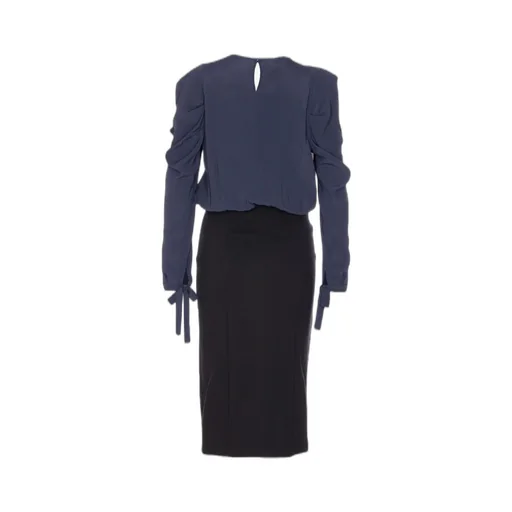 Pinko Omelette V-Neck Dress