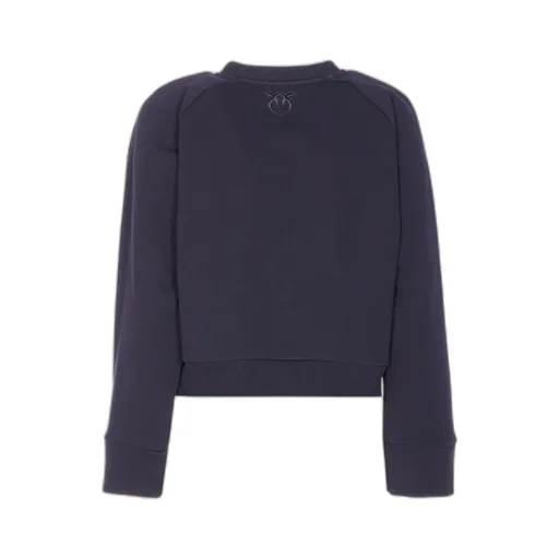 Pinko Buttoned Crewneck Sweatshirt
