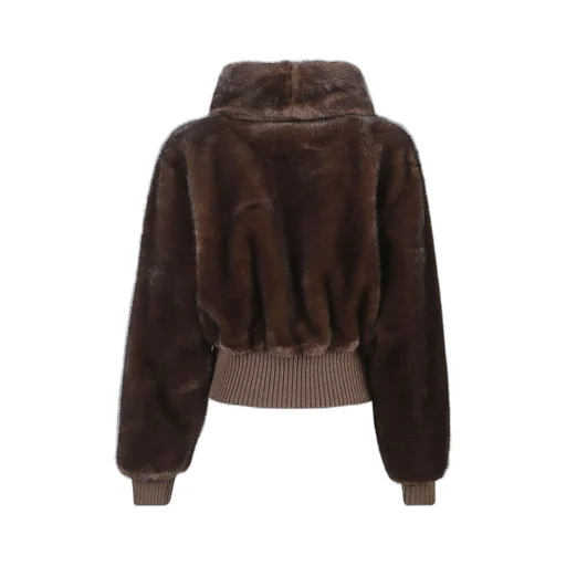 Pinko Faux Fur Bomber Jacket