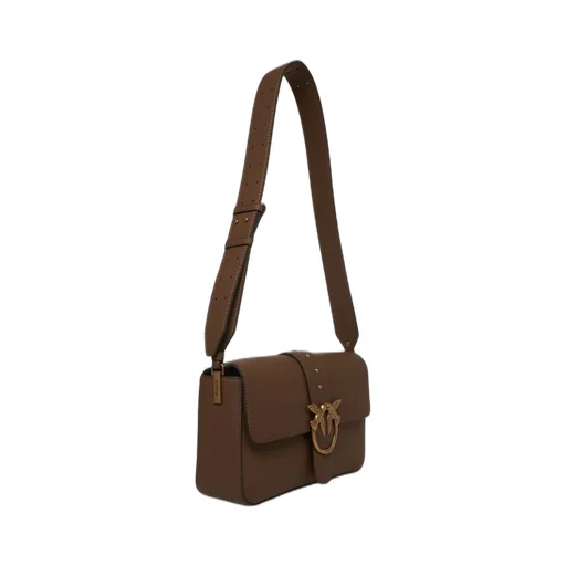 Pinko Love Birds Studded Satchel Bag