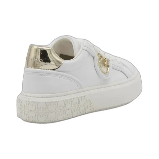Pinko Logo-Plaque Lace-Up Sneakers