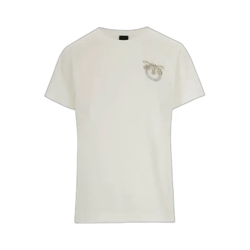 Pinko Logo Embellished Crewneck T-Shirt