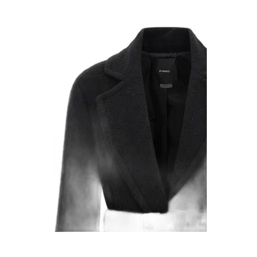 Pinko Belted Single-Breasted Coat