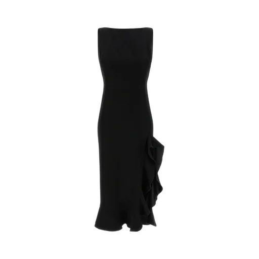 Pinko Sleeveless Ruffled Midi Dress