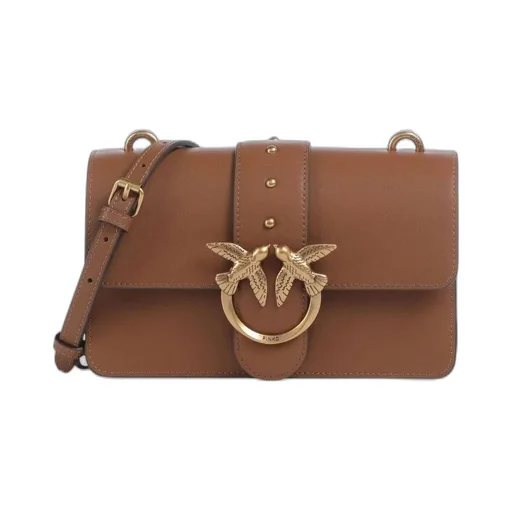 Pinko Love Birds Chain-Linked Shoulder Bag