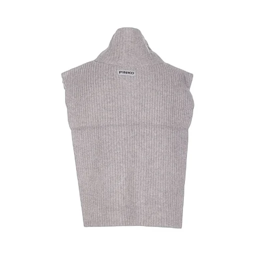 Pinko Half-Zip High-Neck Knitted Warmer