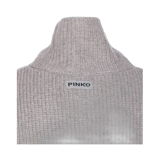 Pinko Half-Zip High-Neck Knitted Warmer