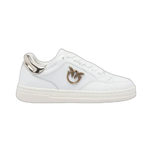 Pinko Logo-Plaque Lace-Up Sneakers
