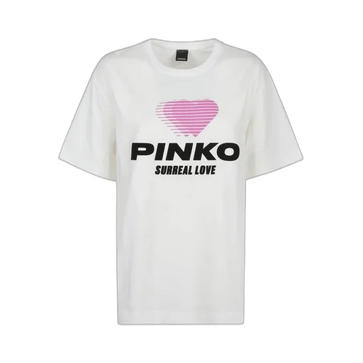 Pinko Logo Printed Crewneck T-Shirt