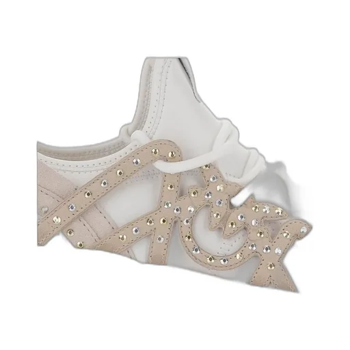 Pinko Ariel Embellished Lace-Up Sneakers