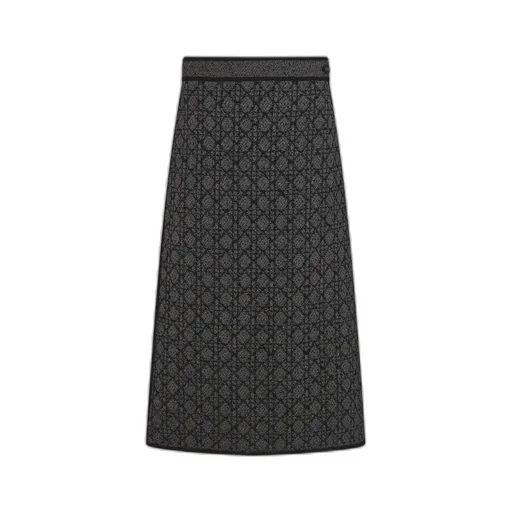 Mid-Length Macrocannage Skirt