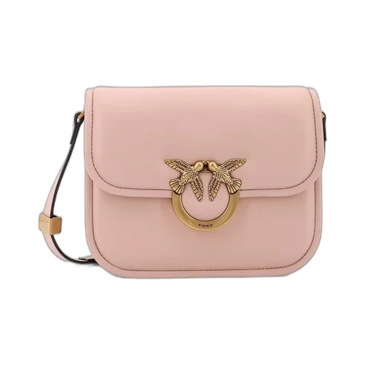 Pinko Love Birds Foldover-Top Shoulder Bag