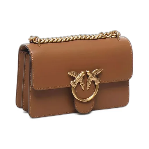 Pinko Love One Chain-Linked Mini Shoulder Bag