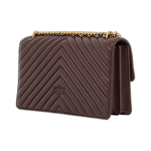 Pinko Classic Love One Chevron Crossbody Bag