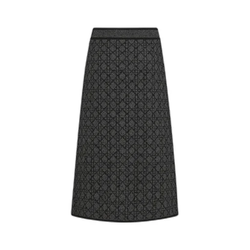 Mid-Length Macrocannage Skirt