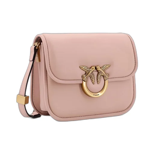 Pinko Love Birds Foldover-Top Shoulder Bag