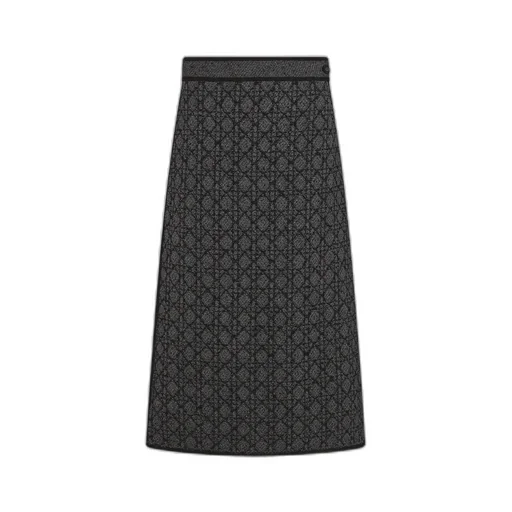 Mid-Length Macrocannage Skirt