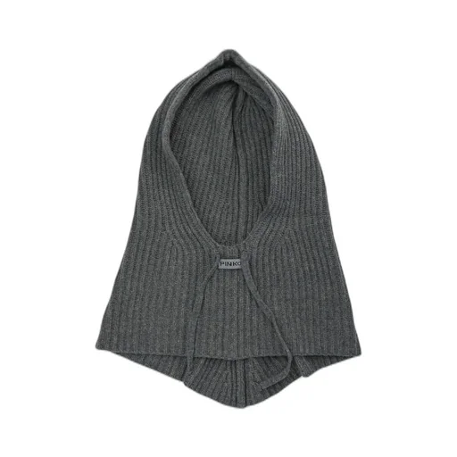 Pinko Ribbed Drawstring Balaclava